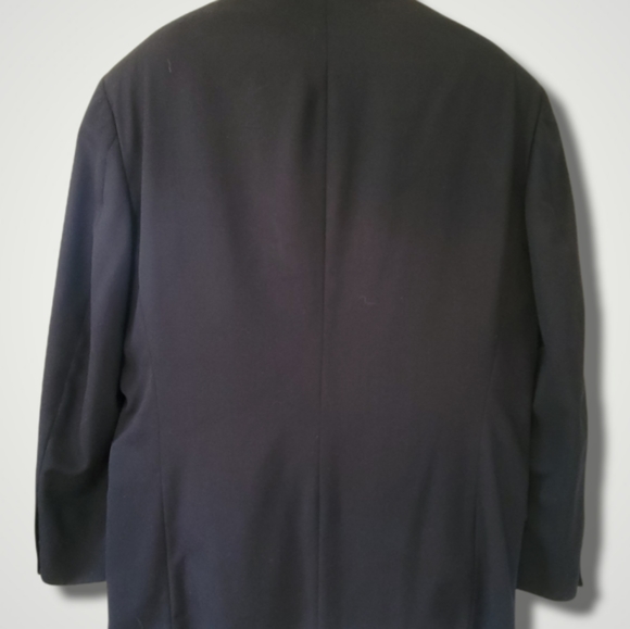 Oscar de la Renta Navy Mens Suit Jacket/Blazer - Picture 2 of 4